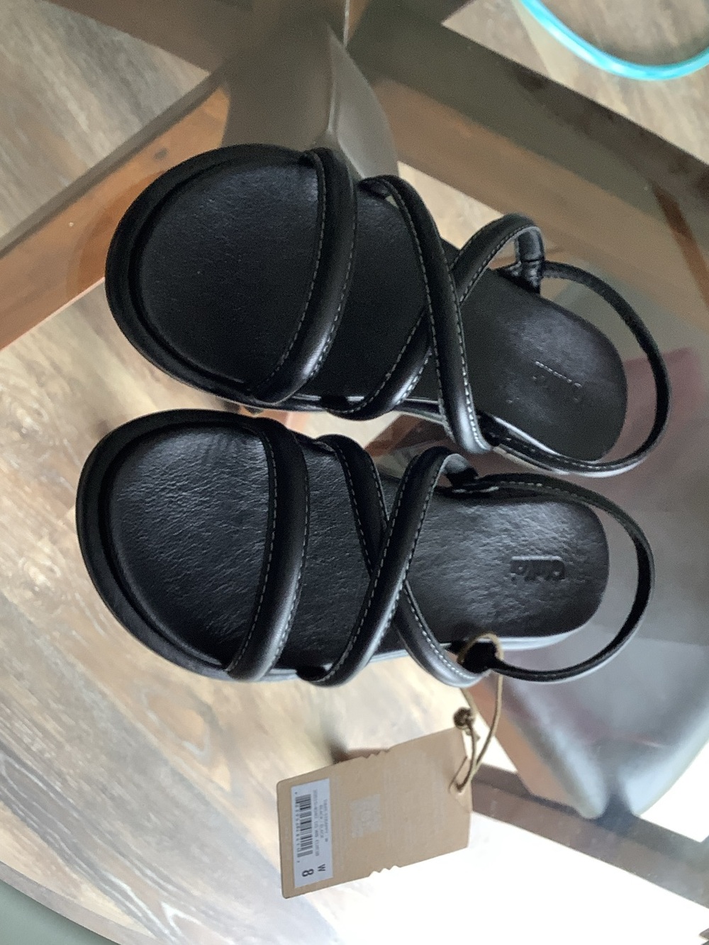 OluKai Women's Black Tiare Strappy - Picture 2 of 3